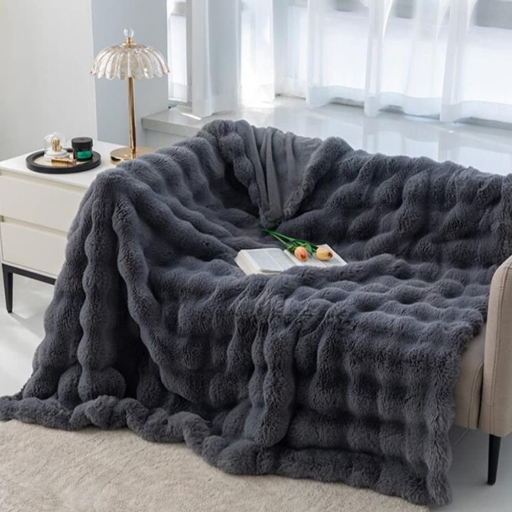 Amazon｜ウサギの毛皮を模した草絨毯毛布超柔軟保温泡ウサギ毛布